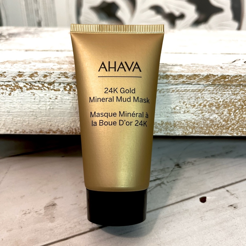 Ahava 24k Gold Mineral Mud Mask, Luxury Facial Mud Mask, New 1.7 fl oz